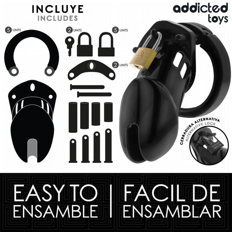 OBSIDIAN HOLD PENIS CAGE SIZE M