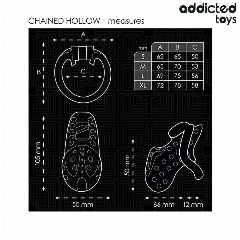 VERIGASTA HOLLOW PENIS KLETKA 10.5 CM