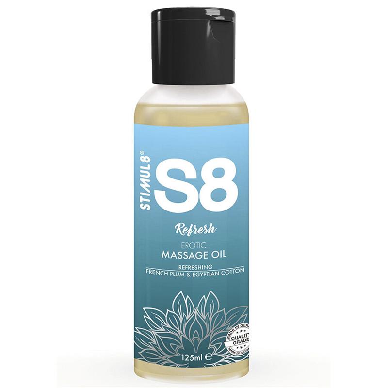 S8 REFRESH COTTON MASSAGE OIL 125 ML