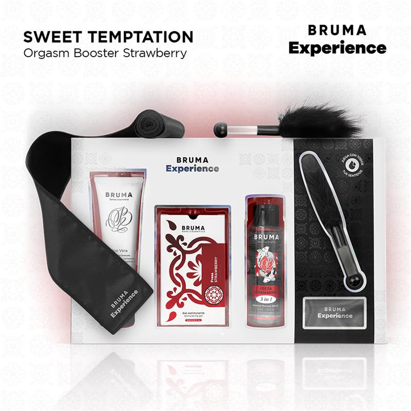 SWEET STRAWBERRY TEMPTATION KIT WITH ORGASM ENHANCER