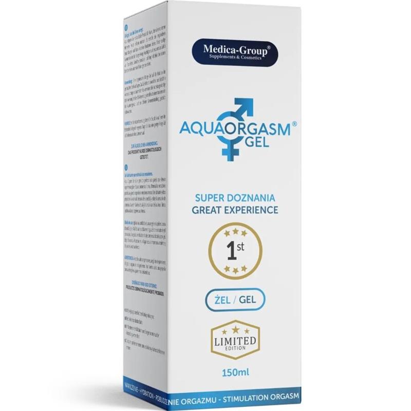 AQUA ORGASM INTIMNI GEL 150 ML - MEDICA GROUP