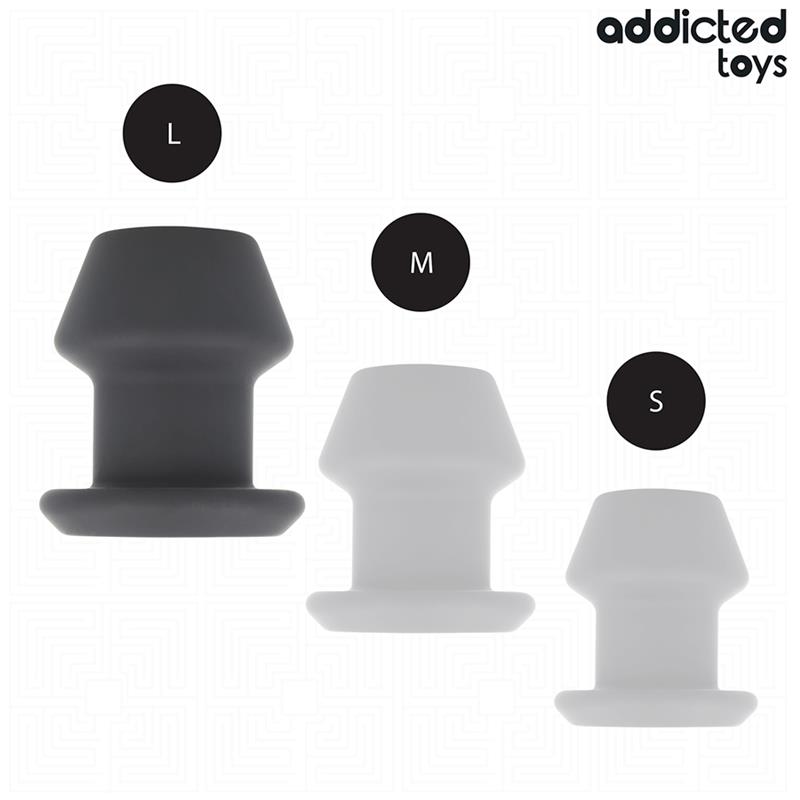 EXTREME HOLLOW ANAL PLUG SILICONE SIZE L 10.4 CM