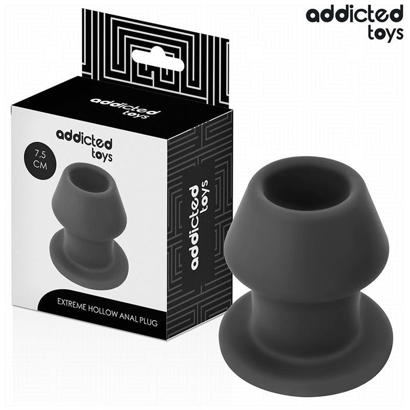 EKSTREMNI HOLLOW ANAL PLUG SILIKON VELIČINA S 7.5 CM