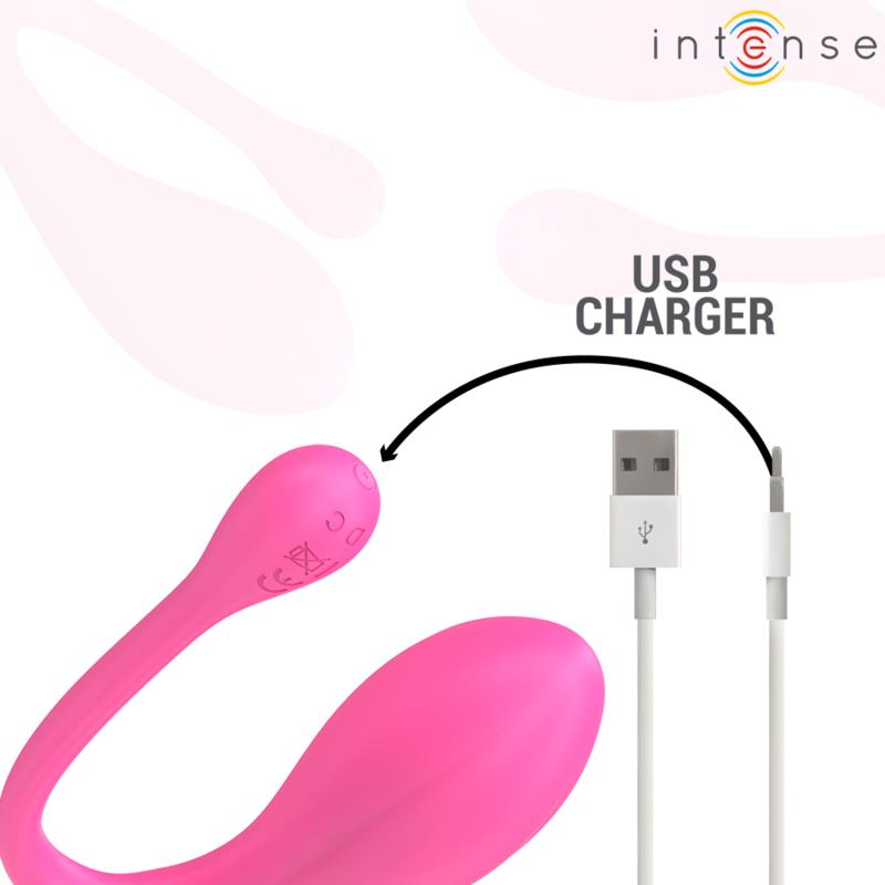 JANICE U VIBRATOR DOUBLE STIMULATION 10 VIBRATIONS PINK REMOTE CONTROL