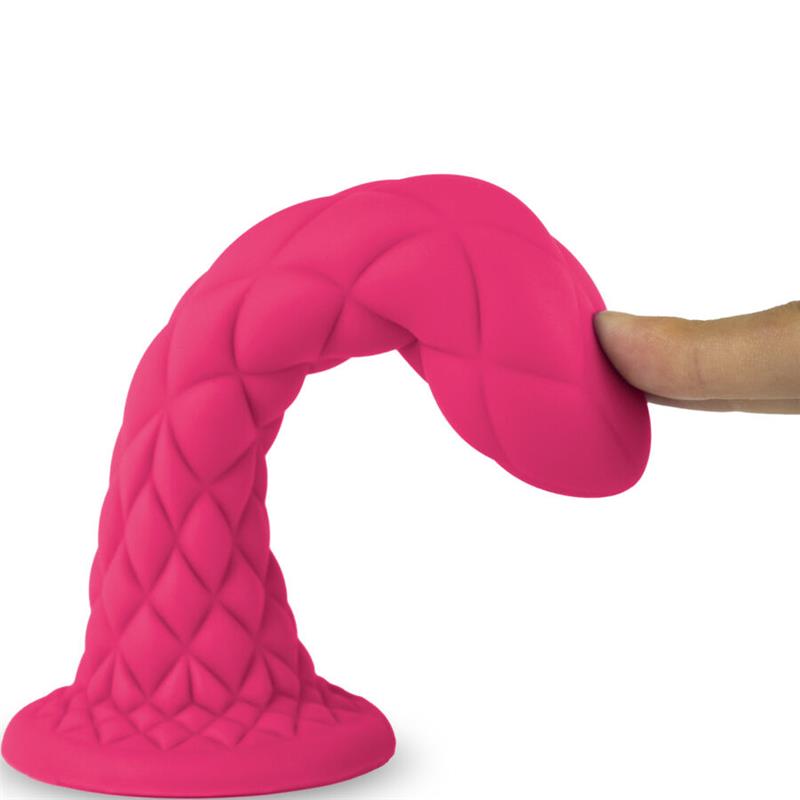 SANJIVI DILDO FANTAZIJA TEČNI SILIKON TERMOREAKTIVNI LJUBIČASTI 18.5 CM