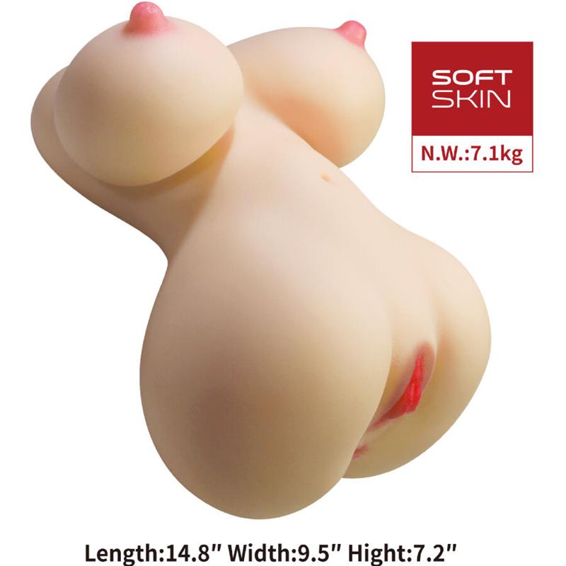 FIONA REALISTIC FEMALE TORSO VAGINA AND ANAL 7.1 KG