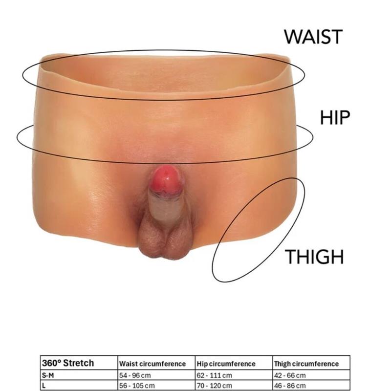 ALTER EGO BOXERSHORTS S PENISOM 18 CM VELIČINA S/M