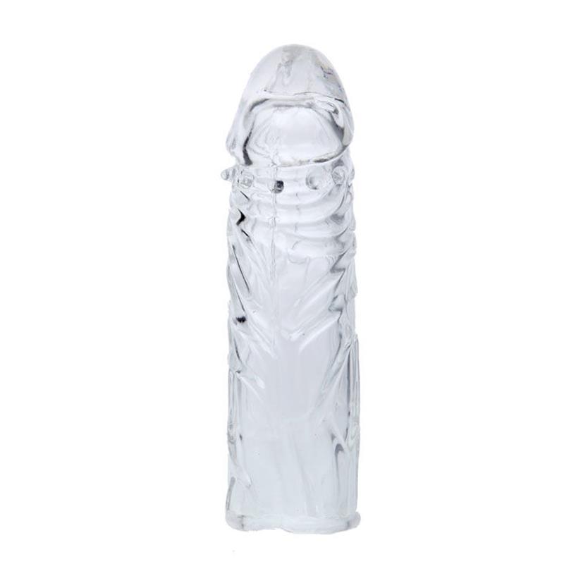 LJUBIČASTA NAVLAKA ZA PENIS U PRILAGODLJIVOM SILIKONU 13 CM