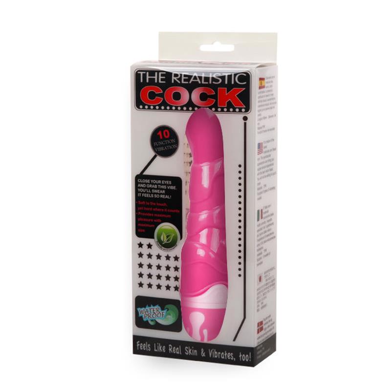 THE REALISTIC COCK PINK 21.8 CM
