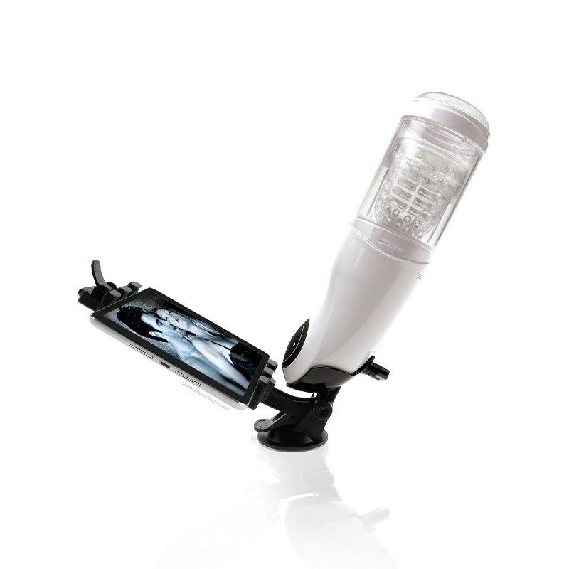 PDX MEGA BATOR USB MUŠKI MASTURBATOR VAGINA BIJELA