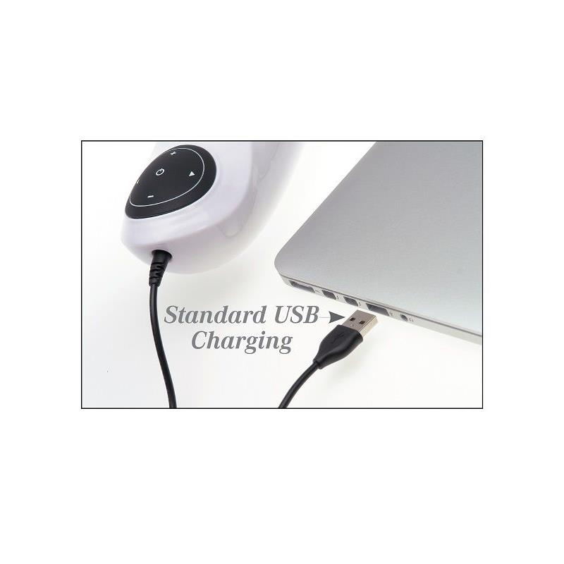 PDX MEGA BATOR USB MUŠKI MASTURBATOR VAGINA BIJELA