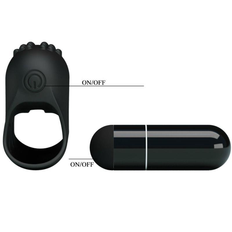 FLIRTATION STEWARD BLACK VIBRATION THIMBLE