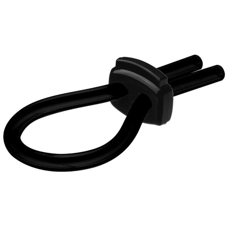 SILICONE BLACK RING - M