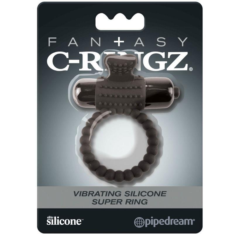 CRNI SILIKONSKI VIBRIRAJUĆI PRSTEN