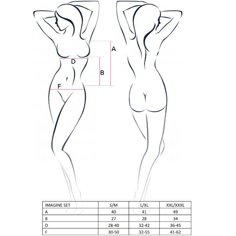 ŽENSKI IMAGINE KOMPLET VELIKOST S/M