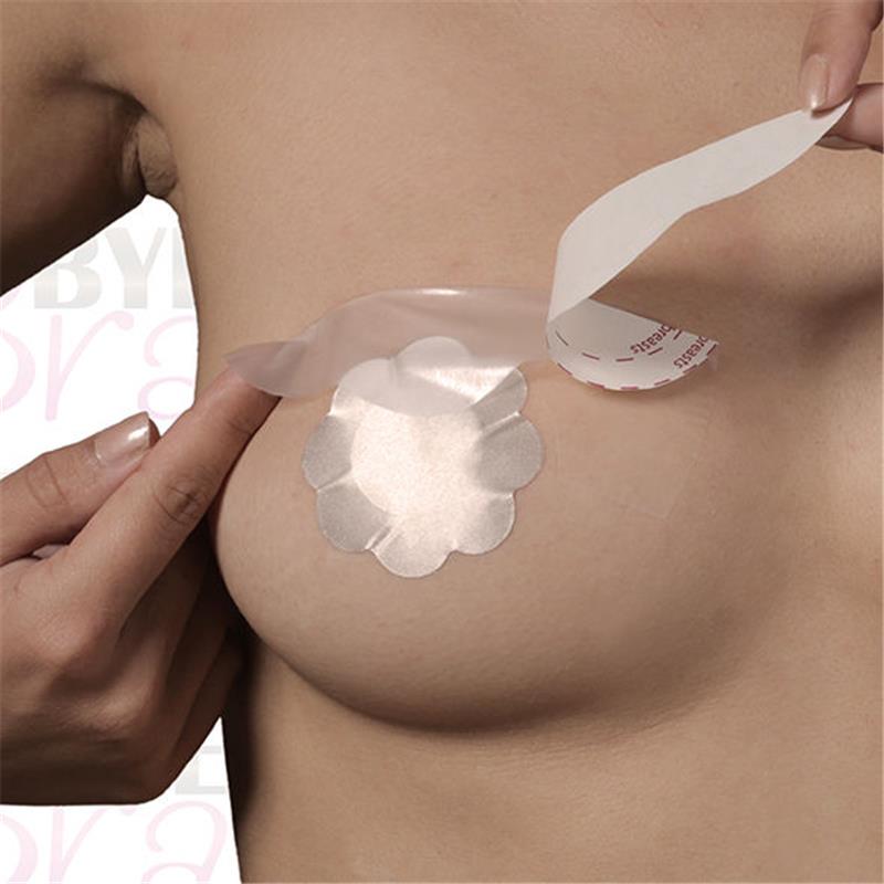 BREASTS ENHANCER + NIPPLE COVERS SILK CUP F/H