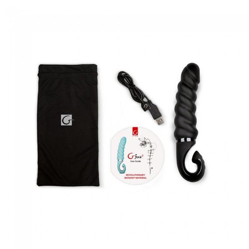 G-JACK 2 - CRNI VIBRIRAJUĆI DILDO