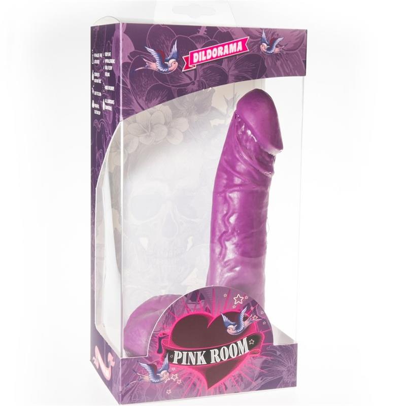 EBAN REALISTIČNI DILDO PURPLE 19 CM