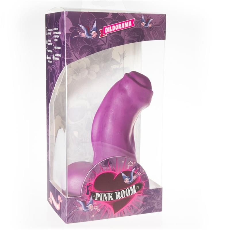 NESTOR REALISTIČNI DILDO PURPLE 16.5 CM