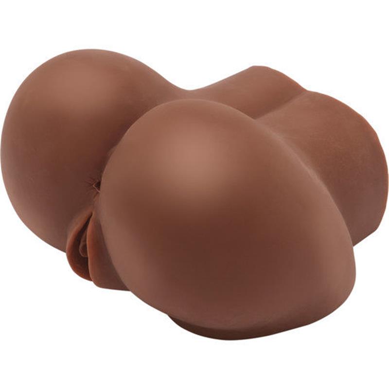 BIG ASS REALISTIC MASTURBATOR WITH BROWN VIBRATOR