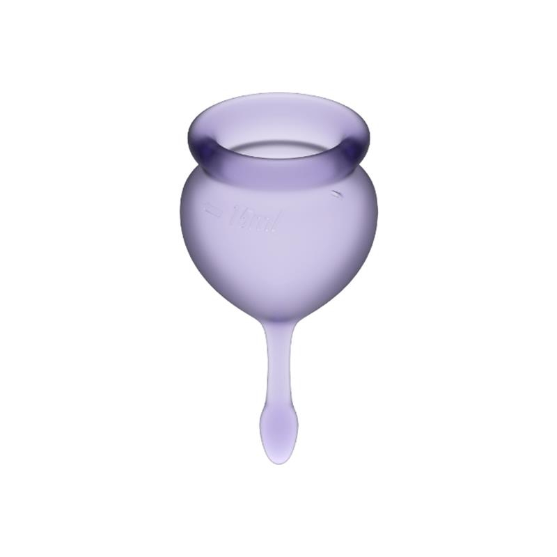 FEEL GOOD MENSTRUAL CUP TEMNO MODRA 15 + 20 ML