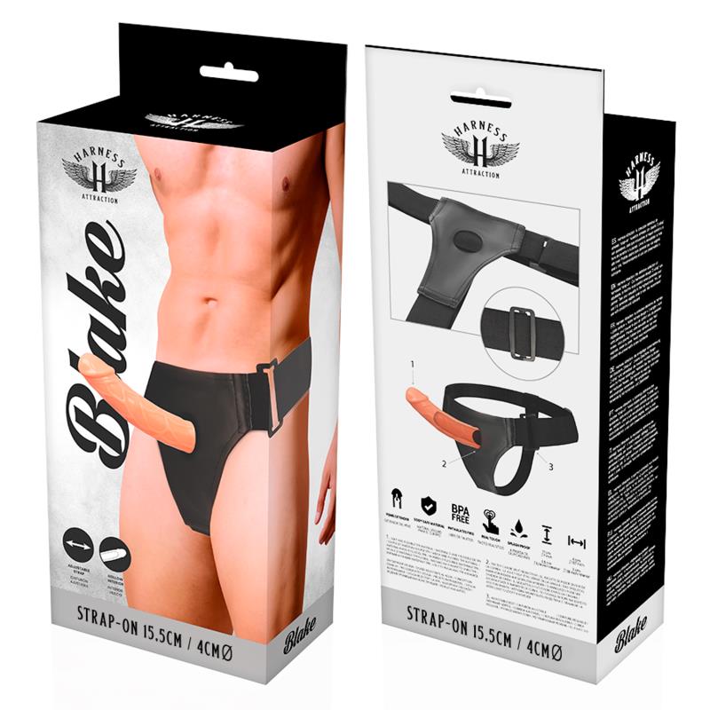 BLAKE STRAP-ON HOLLOW EXTENDER 15.5 CM -O- 4 CM