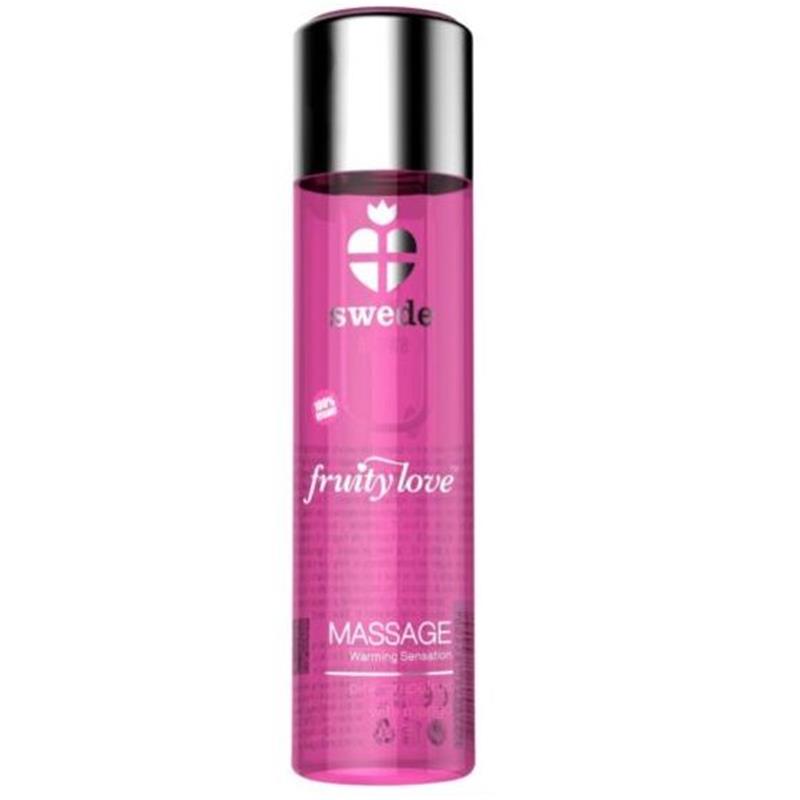 FRUITY LOVE MASAŽNO OLJE Z OGREVANJEM ROŽNATI GREJPFRUT Z MANGOM 60 ML