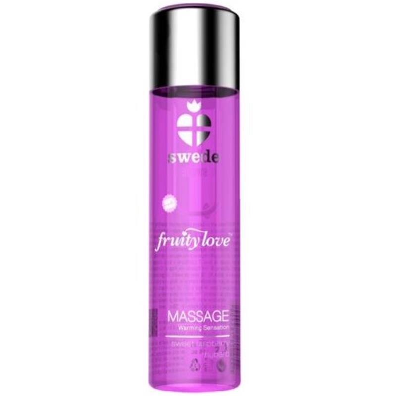 FRUITY LOVE TOPLO MAZIVO ROZA MALINA IN RIBEZ 60 ML