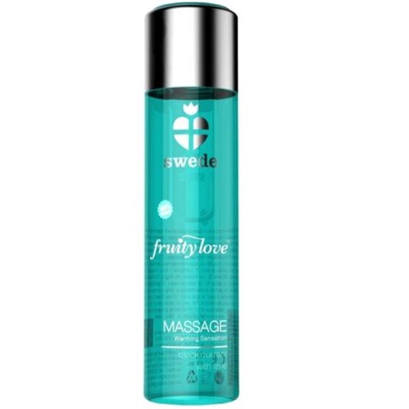 FRUITY LOVE MASAŽNO OLJE Z OGREVANJEM ČRNI RIBEZ IN LIMONA 60 ML