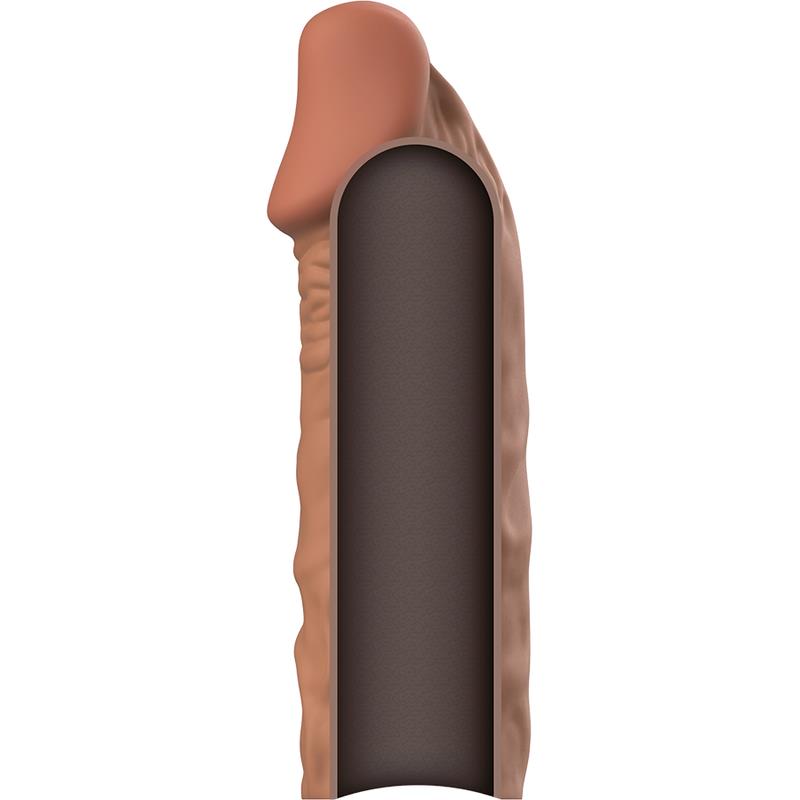 LIQUID SILICONE V5 BROWN PENIS EXTENSION