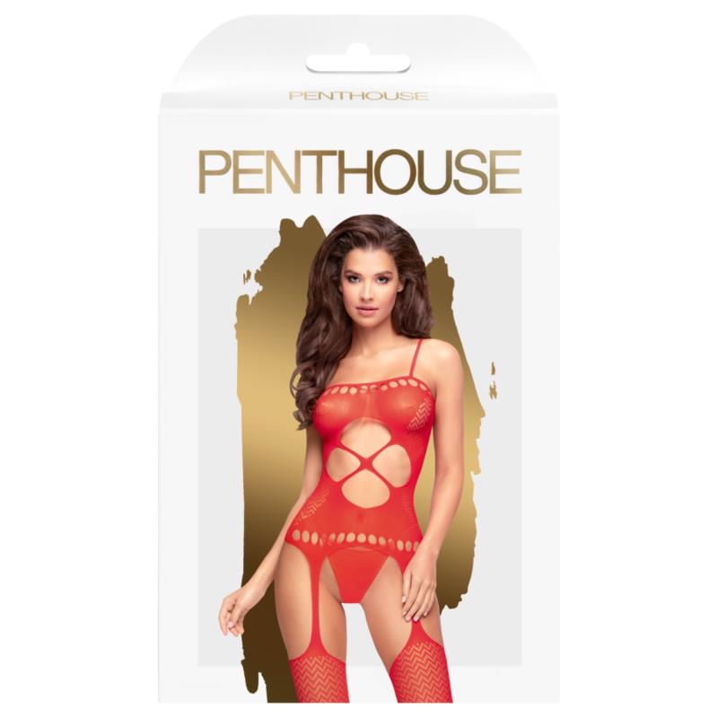 VRELA NOĆNA HALJINA BODYSTOCKING CRNA S/L