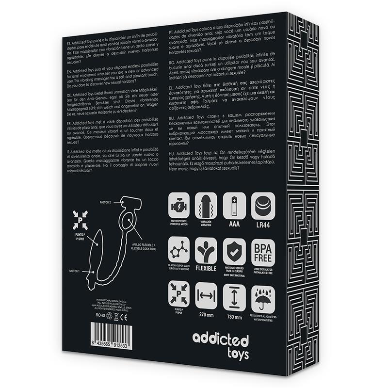 ANALNI VTIČ S VIBRIRAJOČIM OBROČEM