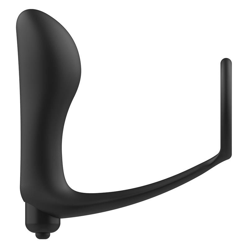 VIBRATORNI ANALNI ČEP S PRSTENOM ZA PENIS