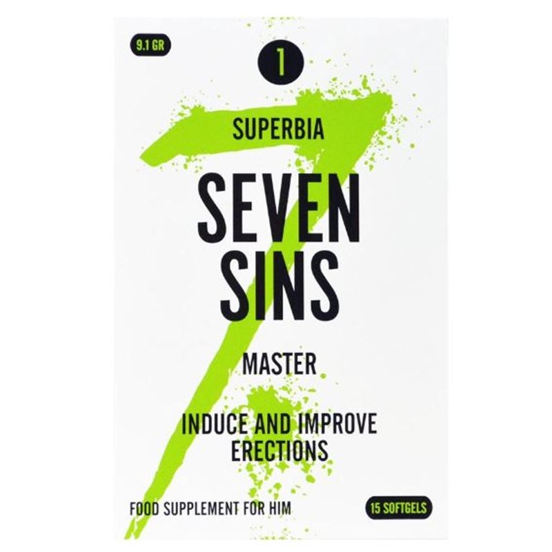 Erekcijske gel tablete Seven sins Master