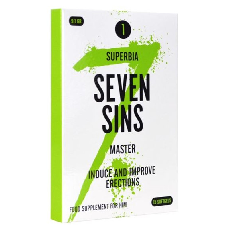 Erekcijske gel tablete Seven sins Master