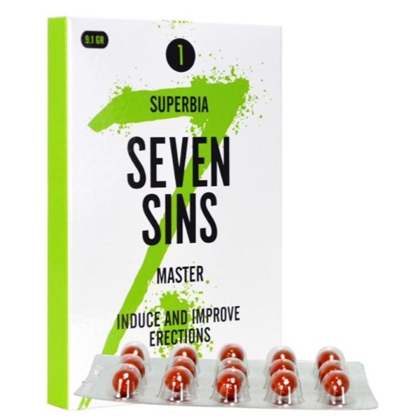 Erekcijske gel tablete Seven sins Master
