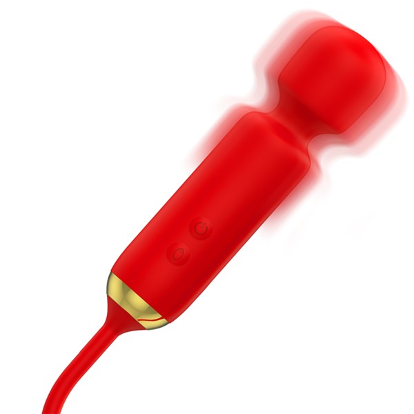Masažer in vibrirajoči jajček Mia Red