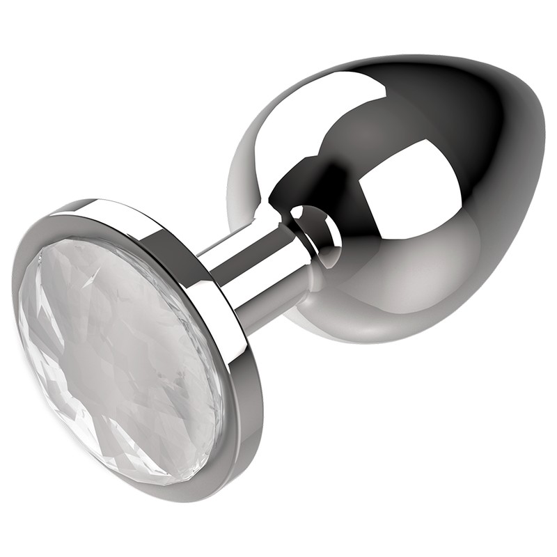 Analni čep Metal white